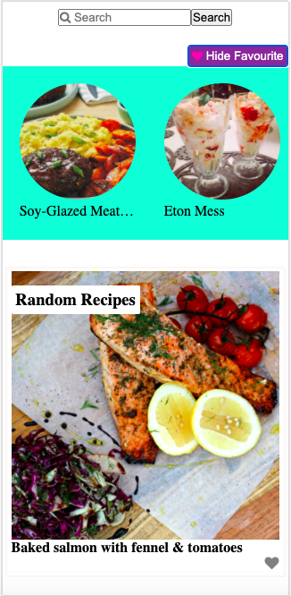 Recipes App